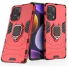 Image de Coque pour Xiaomi Poco F5 5G / Redmi Note 12 Turbo - housse etui rigide anti choc + verre trempe - ROUGE - htdmobiles