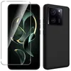 Image de Coque pour Xiaomi 13T / 13T Pro 5G - housse etui silicone gel fine + verre trempe - NOIR - htdmobiles