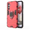 Image de Coque pour Samsung Galaxy S23 FE 5G - housse etui rigide anti choc + verre trempe - ROUGE - htdmobiles
