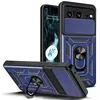 Image de Coque pour Google Pixel 8 5G - housse etui rigide anti choc + film ecran - BLEU FONCE - htdmobiles