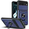 Image de Coque pour Google Pixel 8 5G - housse etui rigide anti choc + verre trempe - BLEU FONCE - htdmobiles