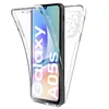 Image de Coque pour Samsung Galaxy A05s - housse etui silicone gel 360 integrale + verre trempe - TRANSPARENT - htdmobiles