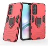 Image de Coque pour Samsung Galaxy A15 4G / 5G - housse etui rigide anti choc + verre trempe - ROUGE - htdmobiles