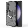 Image de Coque pour Samsung Galaxy S24 5G - housse etui rigide anti choc + film ecran - NOIR - htdmobiles