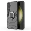 Image de Coque pour Samsung Galaxy S24 Plus 5G - housse etui rigide anti choc + film ecran - NOIR - htdmobiles