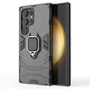 Image de Coque pour Samsung Galaxy S24 Ultra 5G - housse etui rigide anti choc + film ecran - NOIR - htdmobiles