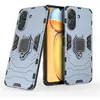 Image de Coque pour Xiaomi Redmi 13C / Poco C65 / Poco M6 5G - housse etui rigide anti choc + verre trempe - BLEU FONCE - htdmobiles