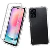 Image de Coque pour Xiaomi Poco F5 5G / Redmi Note 12 Turbo - housse etui silicone gel 360 integrale + film ecran - TRANSPARENT - htdmobiles