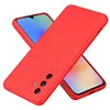 Image de Coque pour Samsung Galaxy A05s - housse etui silicone gel fine + verre trempe - ROUGE - htdmobiles