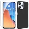 Image de Coque pour Xiaomi Redmi 12 4G et 5G / Poco M6 Pro 5G - housse etui silicone gel fine + verre trempe - NOIR - htdmobiles