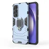 Image de Coque pour Samsung Galaxy A55 5G - housse etui rigide anti choc + film ecran - BLEU FONCE - htdmobiles