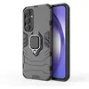 Image de Coque pour Samsung Galaxy A55 5G - housse etui rigide anti choc + verre trempe - NOIR - htdmobiles