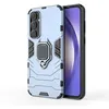 Image de Coque pour Samsung Galaxy A55 5G - housse etui rigide anti choc + verre trempe - BLEU FONCE - htdmobiles