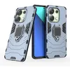 Image de Coque pour Xiaomi Redmi Note 13 4G - housse etui rigide anti choc + verre trempe - BLEU FONCE - htdmobiles