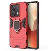 Image de Coque pour Xiaomi Redmi Note 13 5G - housse etui rigide anti choc + verre trempe - ROUGE - htdmobiles