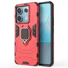 Image de Coque pour Xiaomi Redmi Note 13 Pro 5G / Poco X6 5G - housse etui rigide anti choc + verre trempe - ROUGE - htdmobiles