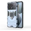Image de Coque pour Xiaomi Redmi K70E 5G / Poco X6 Pro 5G - housse etui rigide anti choc + film ecran - BLEU FONCE - htdmobiles