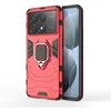 Image de Coque pour Xiaomi Redmi K70E 5G / Poco X6 Pro 5G - housse etui rigide anti choc + film ecran - ROUGE - htdmobiles