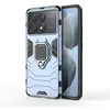 Image de Coque pour Xiaomi Redmi K70E 5G / Poco X6 Pro 5G - housse etui rigide anti choc + verre trempe - BLEU FONCE - htdmobiles