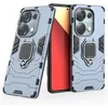 Image de Coque pour Xiaomi Redmi Note 13 Pro 4G / Poco M6 Pro 4G - housse etui rigide anti choc + verre trempe - BLEU FONCE - htdmobiles