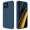 Image de Coque pour Xiaomi Redmi K70E 5G / Poco X6 Pro 5G - housse etui silicone gel fine + verre trempe - BLEU FONCE - htdmobiles