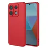 Image de Coque pour Xiaomi Redmi Note 13 Pro 4G / Poco M6 Pro 4G - housse etui silicone gel fine + verre trempe - ROUGE - htdmobiles