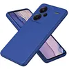 Image de Coque pour Xiaomi Redmi Note 13 Pro+ Plus 5G - housse etui silicone gel fine + film ecran - BLEU FONCE - htdmobiles