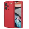 Image de Coque pour Xiaomi Redmi Note 13 Pro+ Plus 5G - housse etui silicone gel fine + verre trempe - ROUGE - htdmobiles