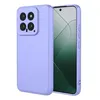 Image de Coque pour Xiaomi 14 5G - housse etui silicone gel fine + verre trempe - MAUVE - htdmobiles
