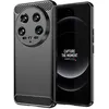 Image de Coque pour Xiaomi 14 Ultra 5G - housse etui silicone gel carbone + film ecran - NOIR - htdmobiles