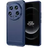 Image de Coque pour Xiaomi 14 Ultra 5G - housse etui silicone gel carbone + film ecran - BLEU FONCE - htdmobiles