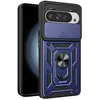 Image de Coque pour Google Pixel 10 / 10 Pro 5G - housse etui rigide anti choc + film ecran - BLEU FONCE - htdmobiles