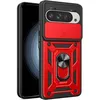 Image de Coque pour Google Pixel 10 / 10 Pro 5G - housse etui rigide anti choc + film ecran - ROUGE - htdmobiles