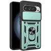 Image de Coque pour Google Pixel 10 / 10 Pro 5G - housse etui rigide anti choc + verre trempe - VERT - htdmobiles