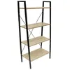 Image de Etagère en mélamine et métal - L.60 x H.148 cm - Noir