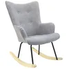 Image de Fauteuil Ã  bascule scandinave Helsinki - Gris