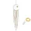 Image de Attrape-Rêve Macramé Lune et Hibou guirlande LEDs Capteur Dream