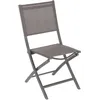 Image de Chaise De Jardin Pliante Essentia - Gris WengÃ© Et Marron Tonka