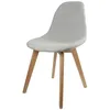 Image de Chaise scandinave en tissus Olga - H. 83 cm - Gris clair