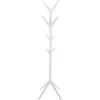 Image de Porte-manteau sur 4 pieds en mdf avec 8 accroches blanc