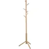 Image de Porte manteau Ã  7 accroches en bois d'hÃ©vÃ©a beige