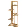 Image de Porte plantes en bambou 5 niveaux - Marron