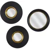 Image de Miroirs convexes X 3 Diam. 25.5 cm - Noir et Doré