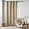 Image de Rideau Ã ?illets Beli - Bouclette Unie - 140 X 240 Cm - Beige