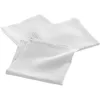 Image de Lot de 3 serviettes fils métallisés 40 x 40 cm blanc et argent