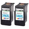 Image de COMETE - 546XL - Pack de 2 de Cartouches d'encre Compatibles avec Canon - Couleur - Marque française