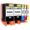 Image de COMETE - 920XL - 5 Cartouches d'encre Compatible avec HP - Marque française