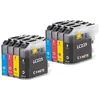 Image de COMETE-LC225 - 8 Cartouches d'encre Compatible Brother LC225XL/LC227XL - Marque française