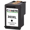 Image de COMETE - 303XL - 1 Cartouche d Encre Compatible pour HP 303 XL - Noir - Marque française