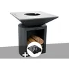 Image de Brasero Artiss G2 Graphite Plaque De Cuisson Acier Inoxydable Alimentaire + Housse De Protection